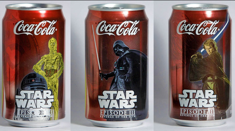 coca-cola запустила продукцию с изображением звездных войн