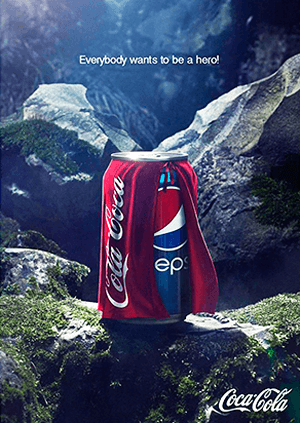 Войны брендов, реклама Coca-Cola