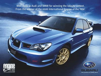Войны конкурентов Subaru против Audi и BMW