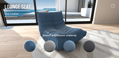 Пример VR-комнаты на сайте интернет-магазина мебели