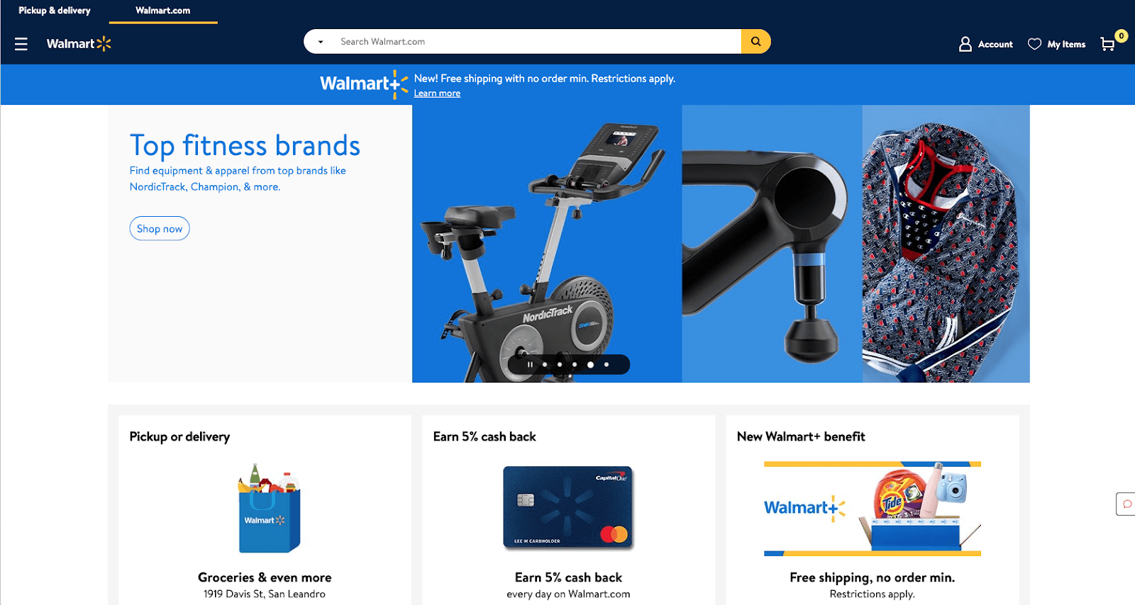 Официальный сайт Walmart