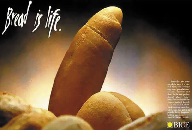 Сексуальная реклама хлеба