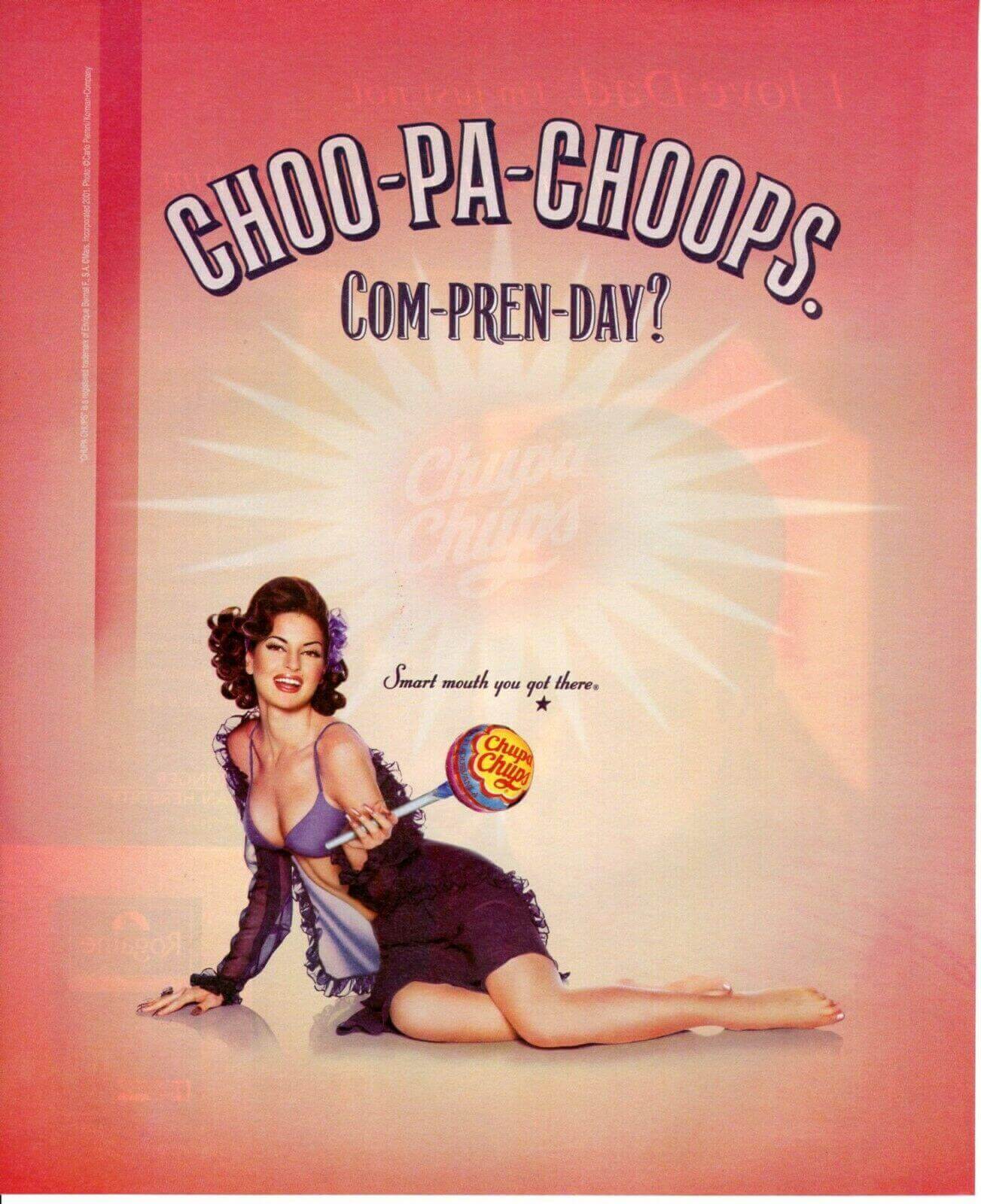 Секс в рекламе Chupa-Chups