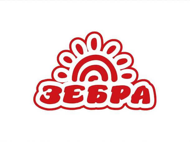 логотип сети фитнес-клубов «Зебра»