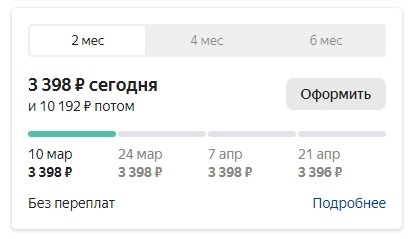 Как выйти в ТОП в Яндекс.Маркете – подключить рассрочку