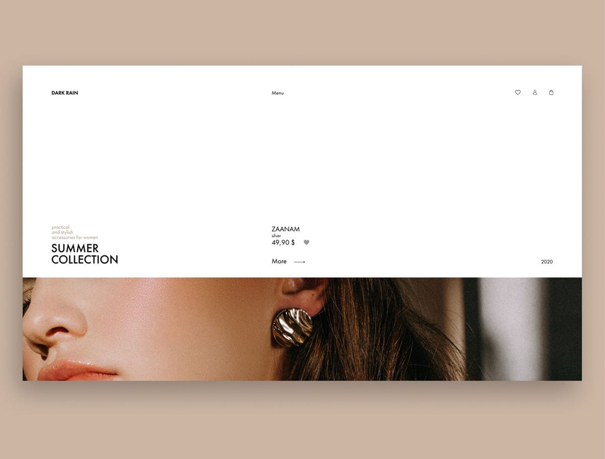 минимализм в тренде дизайна сайтов 2026