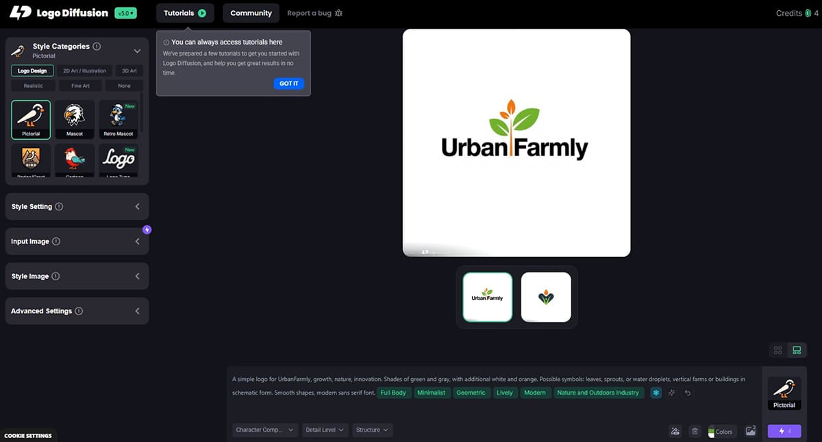 логотип от logo diffusion