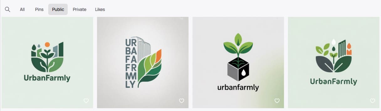 варианты логотипов от Ideogram