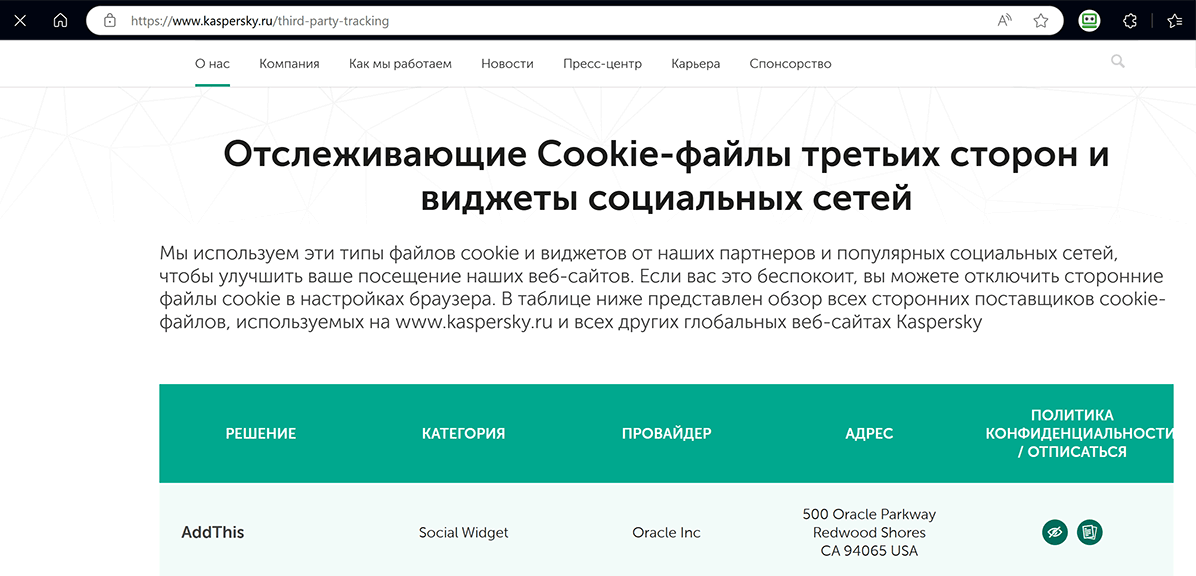 Политика использования куки-файлов