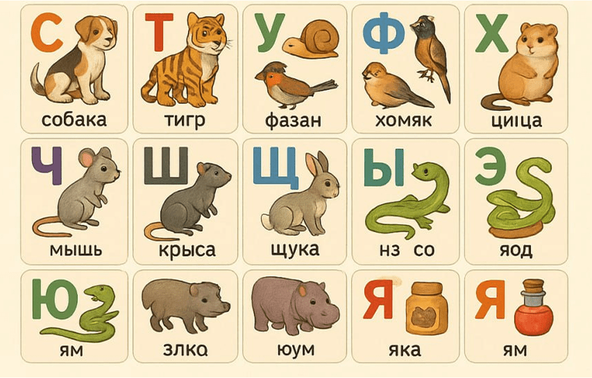 азбука от GhatGPT