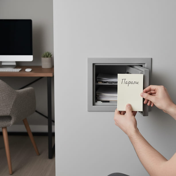 пароли в сейфе